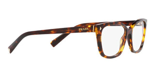 Prada PR 15ZV women Havana Geometric Eyeglasses