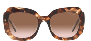 Prada PR 16YS women Havana Geometric Sunglasses