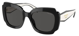 Prada PR 16YS women Black Geometric Sunglasses