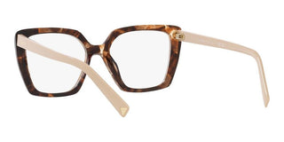 Prada PR 16ZV women Havana Butterfly Eyeglasses