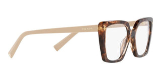 Prada PR 16ZV women Havana Butterfly Eyeglasses