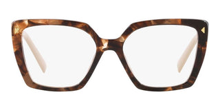 Prada PR 16ZV women Havana Butterfly Eyeglasses