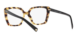 Prada PR 16ZV women Havana Butterfly Eyeglasses