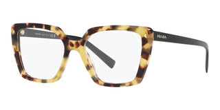 Prada PR 16ZV women Havana Butterfly Eyeglasses