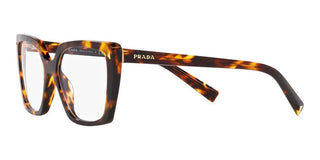 Prada PR 16ZV women Havana Butterfly Eyeglasses