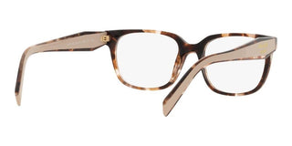 Prada PR 17ZV women Havana Squared Eyeglasses