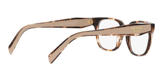 Prada PR 17ZV women Havana Squared Eyeglasses