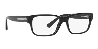 Prada PR 18ZV men Black Geometric Eyeglasses