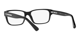 Prada PR 18ZV men Black Geometric Eyeglasses