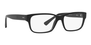 Prada PR 18ZV men Black Geometric Eyeglasses