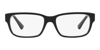 Prada PR 18ZV men Black Geometric Eyeglasses