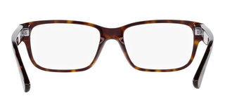 Prada PR 18ZV men Havana Geometric Eyeglasses