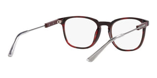 Prada PR 19ZV men Havana Geometric Eyeglasses