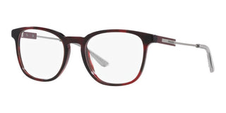 Prada PR 19ZV men Havana Geometric Eyeglasses