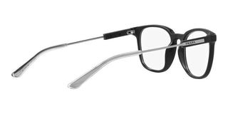 Prada PR 19ZV men Black Geometric Eyeglasses