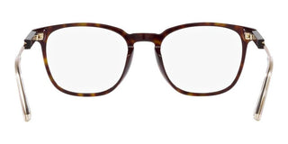 Prada PR 19ZV men Havana Geometric Eyeglasses