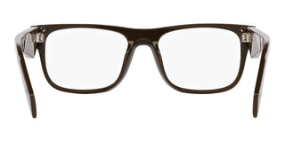 Prada PR 22ZV men Brown Geometric Eyeglasses