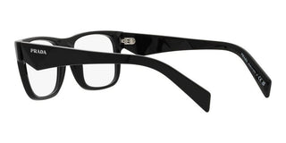 Prada PR 22ZV men Black Geometric Eyeglasses