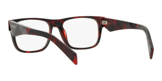 Prada PR 22ZV men Havana Geometric Eyeglasses