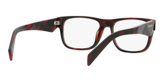 Prada PR 22ZV men Havana Geometric Eyeglasses