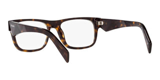 Prada PR 22ZV men Havana Geometric Eyeglasses