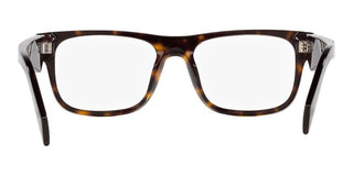 Prada PR 22ZV men Havana Geometric Eyeglasses