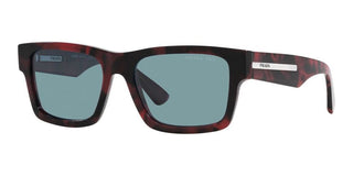 Prada PR 25ZS men Havana Rectangle Sunglasses