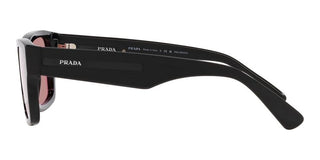 Prada PR 25ZS men Black Rectangle Sunglasses