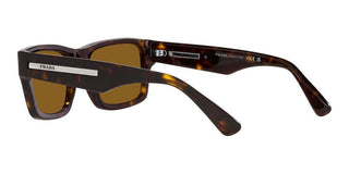 Prada PR 25ZS men Havana Rectangle Sunglasses