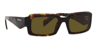 Prada PR 27ZS men Havana Geometric Sunglasses