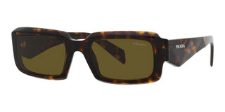 Prada PR 27ZS men Havana Geometric Sunglasses