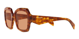 Prada PR 28ZS women Havana Geometric Sunglasses