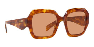 Prada PR 28ZS women Havana Geometric Sunglasses