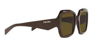 Prada PR 28ZS women Green Geometric Sunglasses