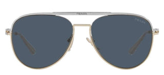 Prada PR 54ZS men Silver Pilot Sunglasses