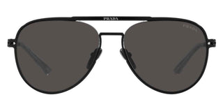 Prada PR 54ZS men Black Pilot Sunglasses