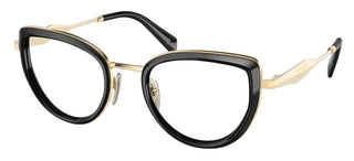 Prada PR 54ZV women Black Cat Eye Eyeglasses