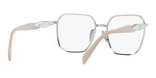 Prada PR 56ZV women Silver Squared Eyeglasses