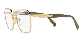 Prada PR 56ZV women Gold Squared Eyeglasses