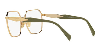 Prada PR 56ZV women Gold Squared Eyeglasses