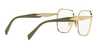 Prada PR 56ZV women Gold Squared Eyeglasses