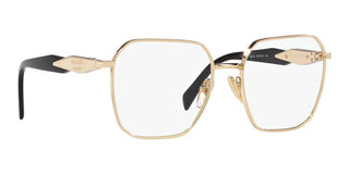 Prada PR 56ZV women Gold Squared Eyeglasses