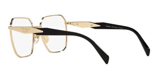 Prada PR 56ZV women Gold Squared Eyeglasses