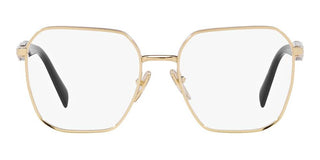 Prada PR 56ZV women Gold Squared Eyeglasses