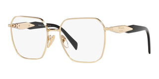 Prada PR 56ZV women Gold Squared Eyeglasses