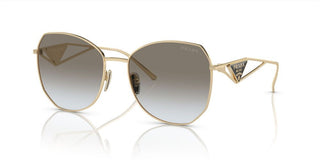 Prada PR 57YS women Gold Geometric Sunglasses