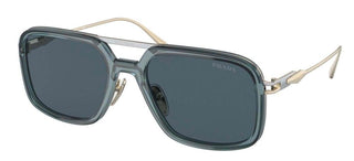 Prada PR 57ZS men Grey Geometric Sunglasses