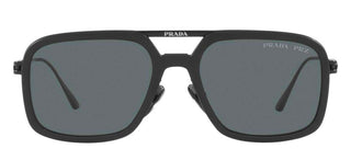 Prada PR 57ZS men Black Geometric Sunglasses