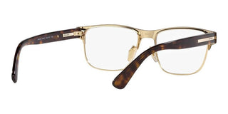 Prada PR 57ZV men Brown Squared Eyeglasses