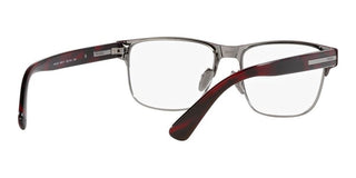 Prada PR 57ZV men Brown Squared Eyeglasses